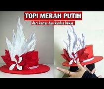 Kreasi Topi Merah Putih Dari Kertas Karton